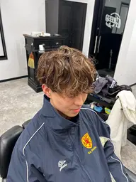 カット＋メッシュ＋カラー＋パーマ