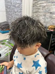 キッズカット+カラー+パーマ(メッシュ可能!)