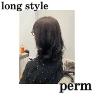 cut +パーマ+aujua3stepトリートメント