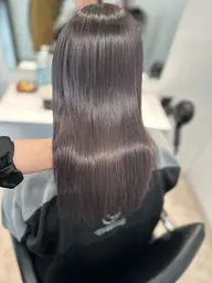 艶髪カラー+髪質改善トリートメント🤍🥣