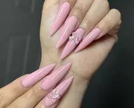 （チップ長さだし）持ち込み2本アートやり放題(ソフトジェルオフ無料）