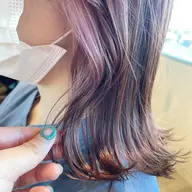 鉢上ハイライトorイヤリングカラー(前髪カットコテ巻きサービス✨)