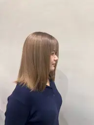 【ブリーチモデル】リタッチブリーチ&全体カラー