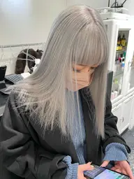 【2回目以降限定】ダメージ95%減🌈ケアブリーチ➕フルカラー➕7step内部補修tr