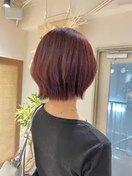 平日限定🍇カット＋ブリーチなしダブルカラー(ブリーチに変更可能)