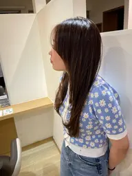 ✨初めての方限定✨　🇰🇷似合わせ韓国風カット🇰🇷+髪質改善カラー+トリートメント　コテ巻き仕上げ✨