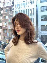 【🌟minimo新規様限定🌟】🤍カット&透明感カラー&ReFaVEENA頭皮ケア🤍艶ボブ/レイヤー