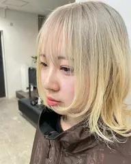 🕊️ダブルカラー(ブリーチあり)+トリートメント