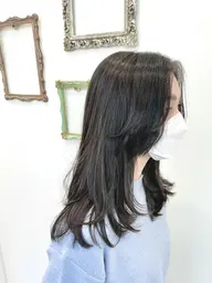 女性限定✨オススメ✨【似合わせカット】＋【ワンカラー、ブリーチなしの赤み消し透明感カラー（トリートメント成分配合）】