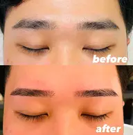 眉毛カット(シェーバー)＆メイク仕上げ込み🕊️✨️