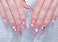 🎊チップ長さだし10本🎊🍄マグネットワンカラー➕2個大きいパーツ🎊