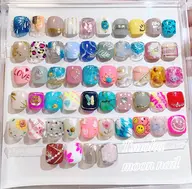 👣フット🌈選べる親指アートコース✨😍なんと¥5500😍🎉🎉