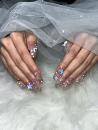 【4月限定❣️新生活応援プラン✨️】【オフなし】【10本長さ出し】やり放題デザイン🤍(2h)