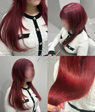 【新学期にオススメ✨】⚡ブリーチ1回＋🎨 カラー(ブロー込み)