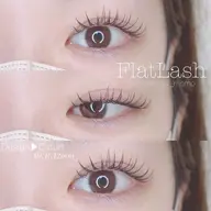 初めてのご来店の方限定🎀フラットラッシュ100本(コーティング、オフ込み)