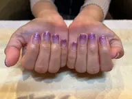 【ハンド】ジェルオフ込み❕ラメグラデ🩷¥3.990