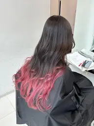【🫧minimo特別価格🫧】グラデーションカラーメンテナンス(ブリーチなしカラー)＋2STEPトリートメント