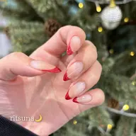 綺麗め派さんに人気！自爪フレンチ💅(オフ込み)¥5500→¥3500