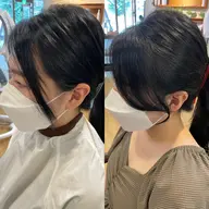 💙お悩み解決💙前髪おくれ毛カット＋前髪おくれ毛縮毛矯正⭐️
