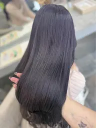 🩷【minimo限定all menu 約50%off】リタッチブリーチ＋オンカラー＋1step treatment🩷