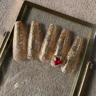 ハンドネイル　チップ長さ出し10本　ロングネイル(オフorフィルイン代込み)