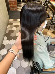 カット＋酸性縮毛矯正🫧