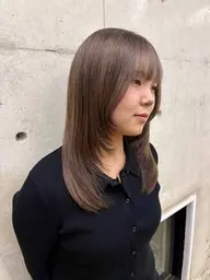 【2.3回目限定・50％OFF】透明感ブリーチなしダブルカラー＋生トリートメント🫧