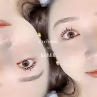 ［set menu ]🌟まつ毛パーマ(上)  ×  美眉スタイリング(眉WAX脱毛/間引き/眉メイク付)