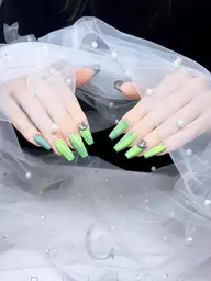 スカルプ2本アート