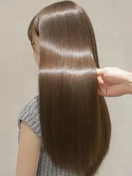 【ブリーチ毛対応】美髪ストレート＋髪質改善トリートメント＋カット