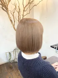 カット+ケアブリーチ2回+カラー+1stepトリートメント