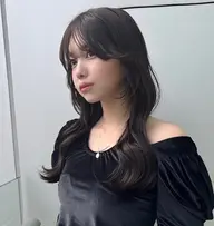 [2回目以降の方☘️]韓国風顔まわりカット×イルミナカラー×リペアトリートメント