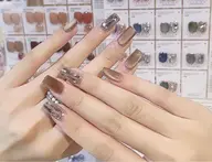 【研修ネイリスト】マグネットワンカラー+4本埋め尽くし4980円