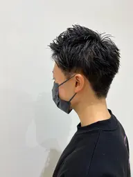 メンズカット+炭酸スパ