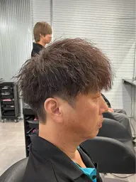 メンズカット+ツイストスパイラル+ダメージ補修トリートメント