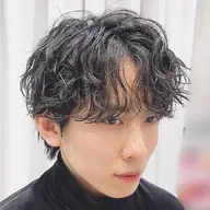 【メンズ限定】人気No.1🔥▪️メンズカット&シャドウパーマ (土日祝+1000) ♠️韓国風ゆるふわパーマ♠️