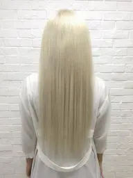 《馴染ませカット無料》ダブルカラー&シールエクステ100本&トリートメント