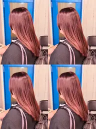 ✨顔周りカット➕暖色系カラー➕超音波➕ケアトリートメント✨【顔周り/前髪/レイヤーカット/暖色/ボブ】