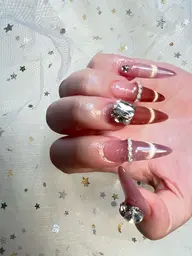 ⭐️【オフ込み】　　シンプル持ち込みデザイン+(パーツ付け放題)