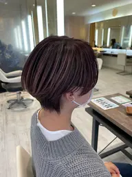 カット+イルミナカラー+SYSTEMトリートメント