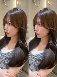 【ブリーチなしで韓国っぽ🪽】ブリーチを使わないダブルカラー➕超音波アイロン¥13900