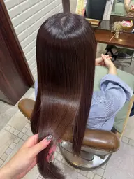 【🌸髪質改善メニュー🌸】人気の艶髪欲張りメニュー❣️艶さら酸熱トリートメント🫧‪＆カラー🌈ᵕ̈*＆カット✂️