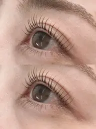 【リピーター様限定🐈⬛】韓国風束感まつげパーマ+アイシャンプー