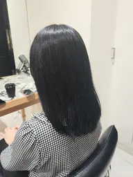 【💙就活生おすすめ✨】黒染めを使わない暗髪カラー🖤髪質改善カラー➕トリートメント