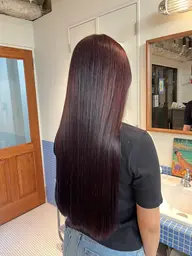 【 癖をしっかり伸ばしたい方💡】 アイロン縮毛矯正  ➕2ステップトリートメント