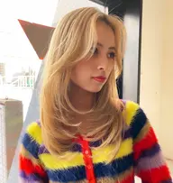 外国人風❤︎Wカラー（ブリーチ込み）ご予約はお早めに💘💘ケアブリーチ トリートメント付き👩🏻‍🦰