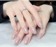 【初回ジェルオフ無料】ワンカラー/ラメグラデーション(2色までOK) ¥4500 【土日祝日の場合+¥380】