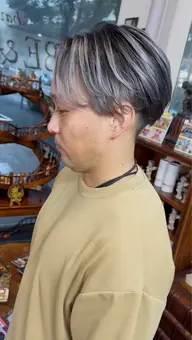 2名様限定 メンズバレイヤージュ＋カット