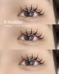 アンドヘルシー‪💗まつげパーマ×LEDマツエク120本 ¥10000→¥8800