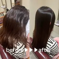 【🦋minimo限定メニュー🦋】艶髪縮毛矯正+Aujuaトリートメント🫧